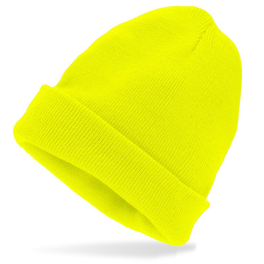 Bonnet jaune fluorescent