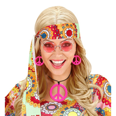 copy of Halskette & Ohrringe Neon-Hippie