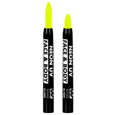 Stick jaune Crayon Fluo Corps 2