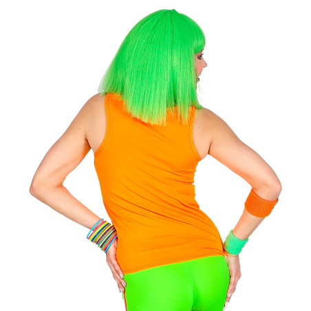 Débardeur Femme orange Fluo Éclair