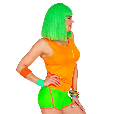 Débardeur Femme orange Fluo Éclair