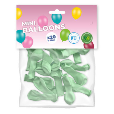 Minis ballons vert pastel