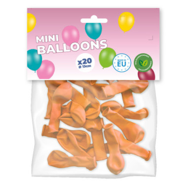 Mini ballons orange