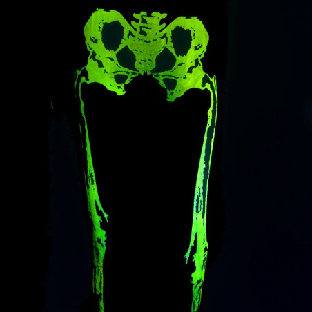 Legging Fluo vert Squelette