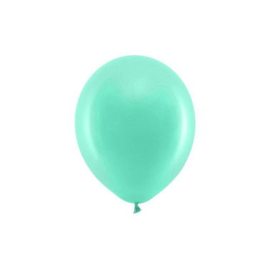 20 Mini-ballons Vert Pastel 13 cm