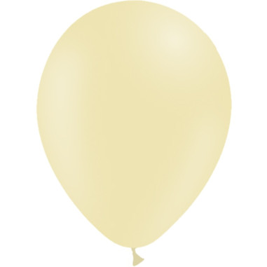 20 Mini-ballons Jaune pastel 13 cm