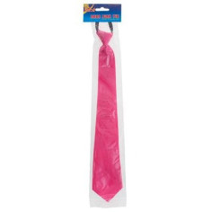 Cravate fluorescente rose 2