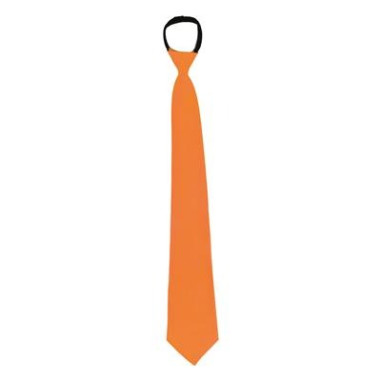 Cravate fluorescente orange