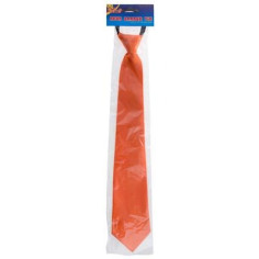Cravate fluorescente orange 2