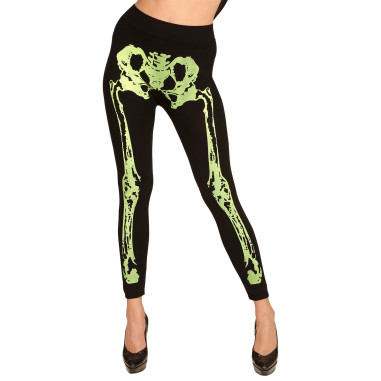 Legging squelette vert Legging squelette vert