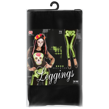 Legging squelette fluo Legging squelette fluo