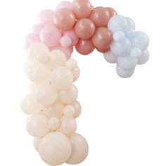 Kit d'arches de ballons pastel 4 couleurs