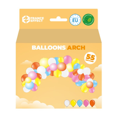 Kit arche de 55 ballons - MIX SUMMER