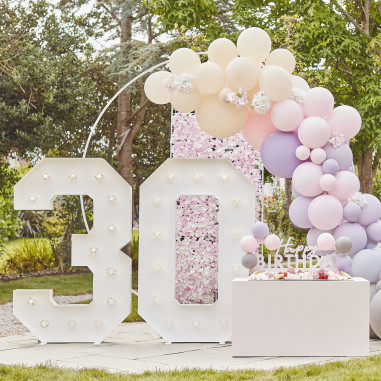 Kit arche ballons pastel hortensias Kit arche ballons pastel hortensias