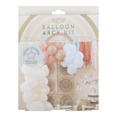 Kit d'arches de ballons pastel 4...