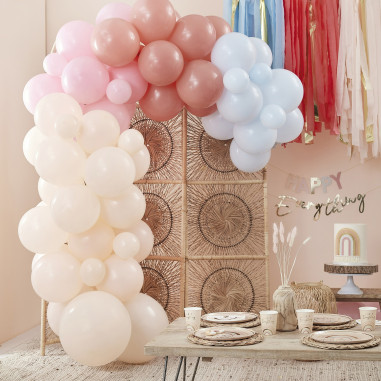 Kit d'arches de ballons pastel 4...