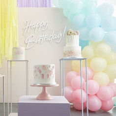 Kit arche de 75 ballons pastel 2
