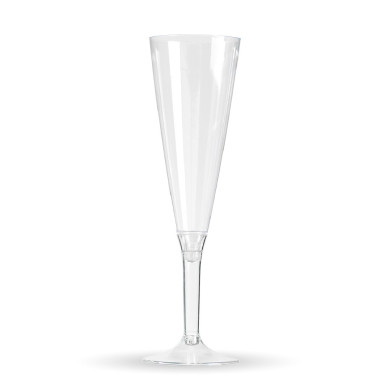 10 flûtes à champagne pied cristal...