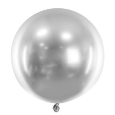 Ballon géant Argenté 1 mètre XXL