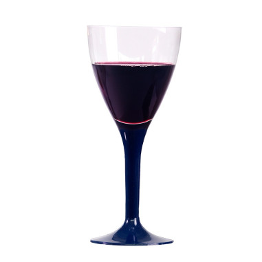 10 verres à vin réutilisables bleu 10 verres à vin réutilisables bleu