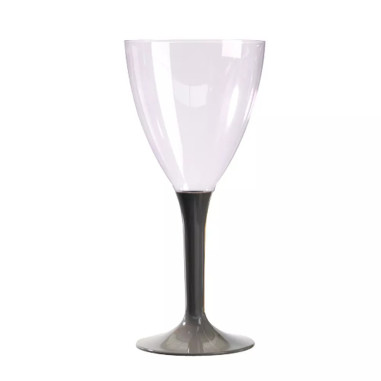 10 Verres à vin réutilisable - Pied...