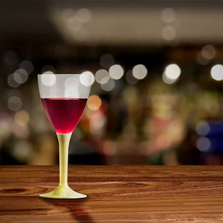 10 Verres à vin ivoire