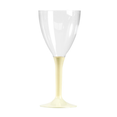 10 Verres à vin réutilisable - Pied...