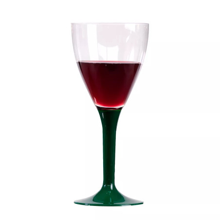 10 Verres à vin réutilisables vert