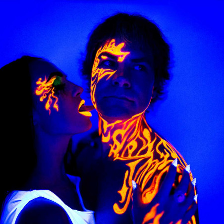 Peinture Fluo Corps avec Applicateur