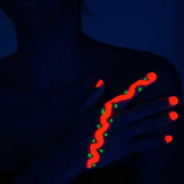 Peinture Fluo avec Applicateur Peinture Fluo avec Applicateur