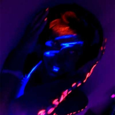 Neonfarbe mit Applikator