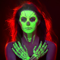 Peinture vert fluo pour le corps 2