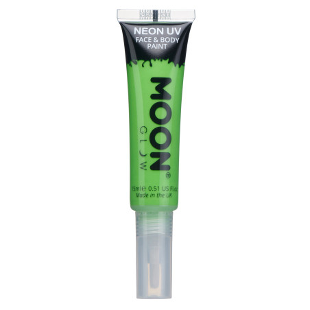 Peinture vert fluo pour le corps