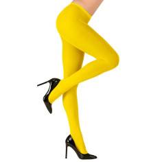 Collants Fluo jaune Grande Taille