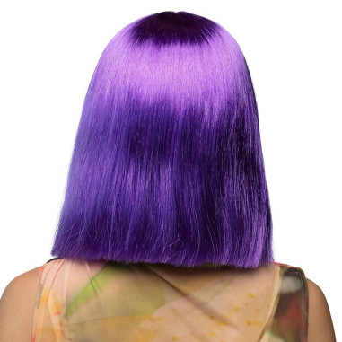 Perruque courte violette Perruque courte violette