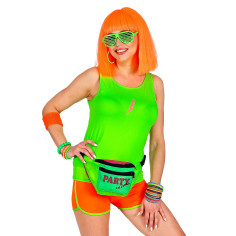 Débardeur vert Femme Fluo Éclair 2
