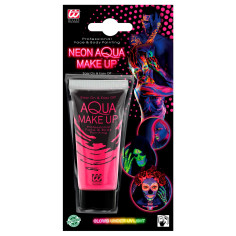Tube maquillage rose fluo 2