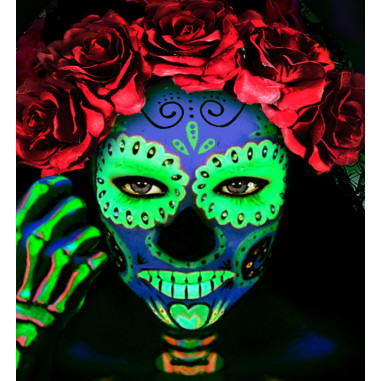 Tube maquillage vert fluo 30ml Tube maquillage vert fluo 30ml