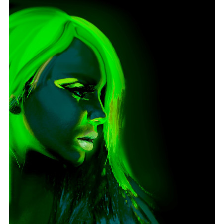 Tube maquillage vert