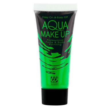 Tube maquillage vert fluo