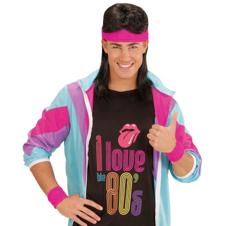 Set bandeau & poignets rose