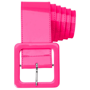 Ceinture large rose fluo