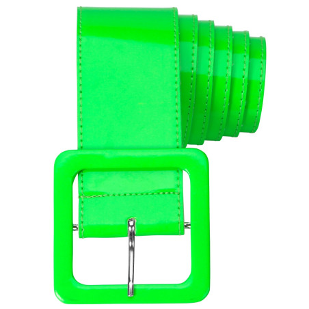 Ceinture large vert fluo