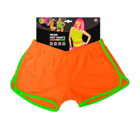 Short orange fluo adulte