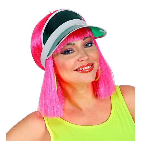 Casquette visière Années 80 verte adulte
