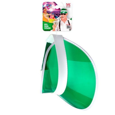 Casquette visière verte