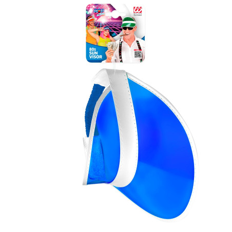 Casquette visière bleue