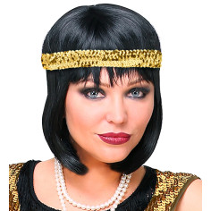 Bandeau à paillettes or 2