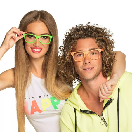 Lunettes vert Fluo sans verre