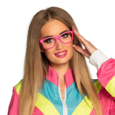 Lunettes rose Fluo sans verre